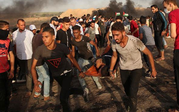 İsrail askerleri Gazze sınırında 1 Filistinli çocuğu şehit etti