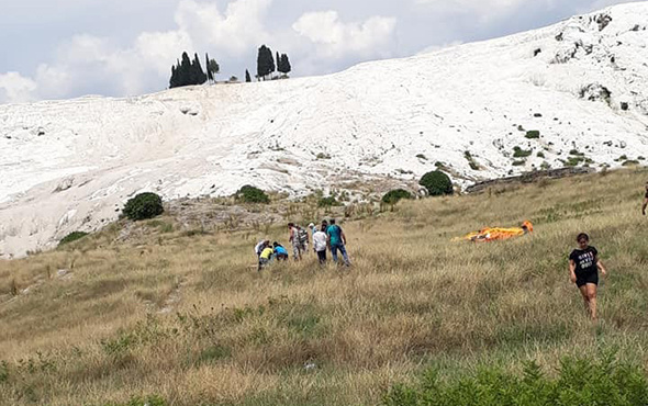 Pamukkale'de üzücü olay: Genç turist hayatını kaybetti!