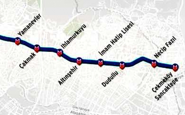 Yamanevler-Madenler metro hattı açılış tarihi beli oldu