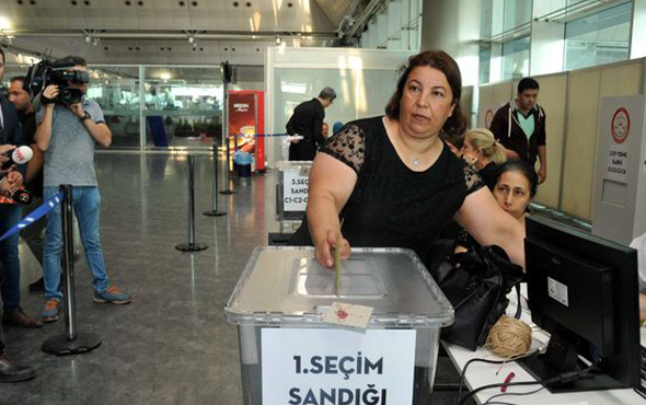 24 Haziran seçimleri için sınır kapılarında oy verme işlemi başladı