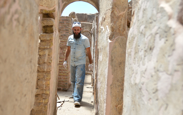 Harran'da Emeviler Dönemi'nde yapılan tuvaletler bulundu
