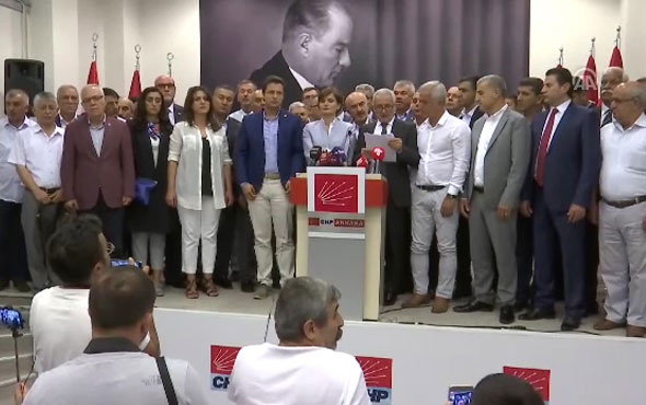 CHP il başkanlarından ortak kurultay açıklaması