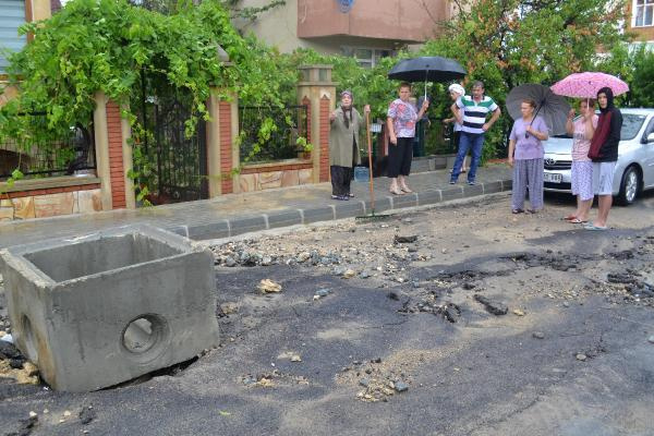 Edirne'de eve yıldırım düştü gören gözlerine inanamadı!