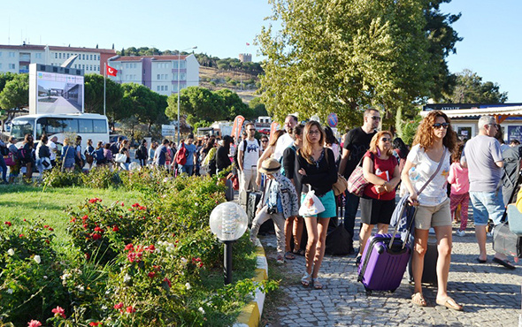 Ayvalık'tan Yunanistan'a akın var!