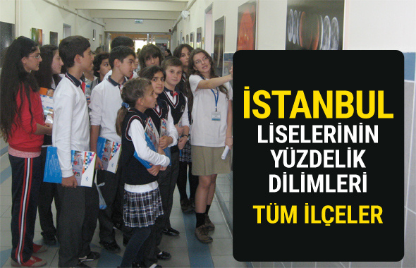 İstanbul liseleri yüzdelik dilimleri 2018 e okulda yok lise taban puanları