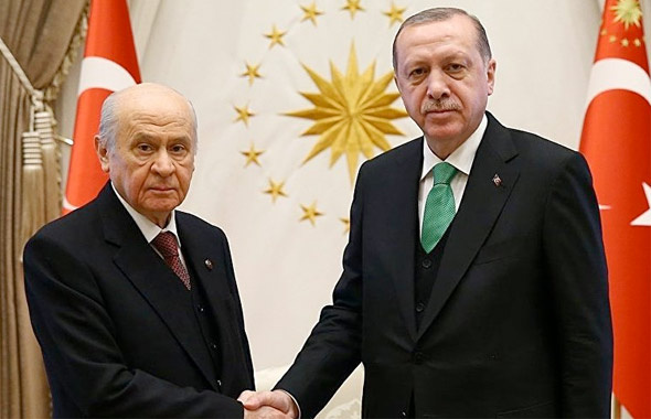 Erdoğan ve Bahçeli'den sürpriz görüşme