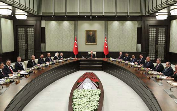 Erdoğan Beştepe'de kabineyi topladı
