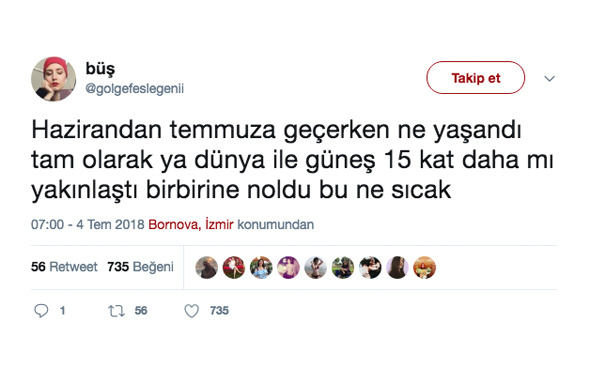 Sıcak havaların etkisiyle atılmış en komik tweetler!