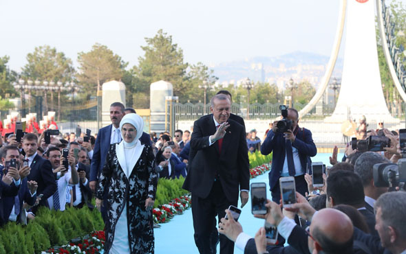İlk Başkan Recep Tayyip Erdoğan Cumhurbaşkanlığı Külliyesi'de