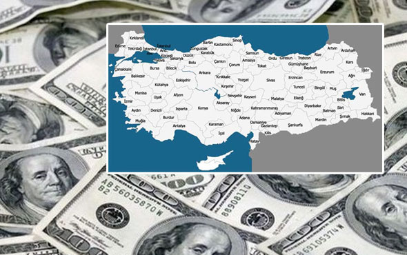 İşte Türkiye'nin dolar haritası rekor bakın hangi ilde