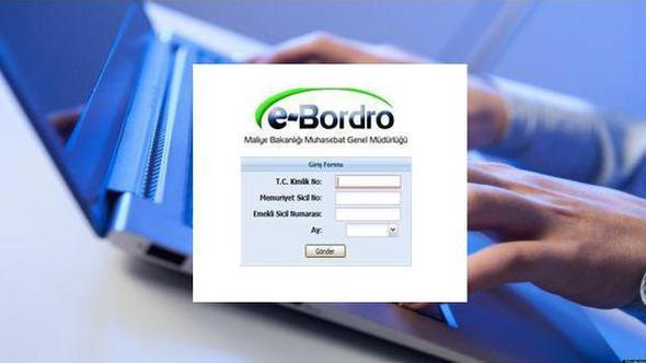 e bordro maaş sorgulama online TC ile giriş ekranı açıldı