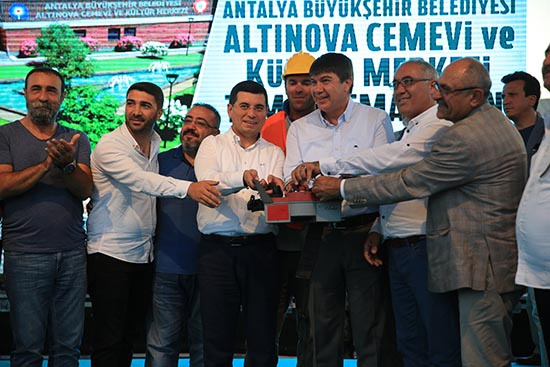 Altınova Cemevi’nin temeli atıldı