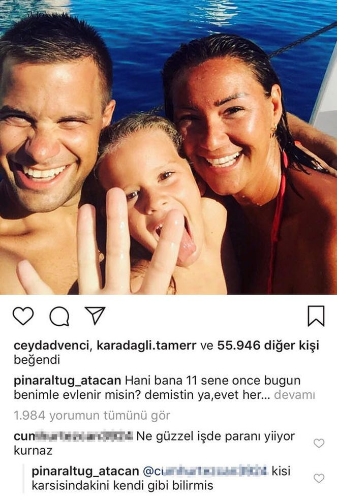 Terbiyesiz takipçi Pınar Altuğ'u çileden çıkarttı!