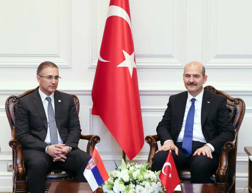 İçişleri Bakanı Soylu, Sırp mevkidaşı ile görüştü