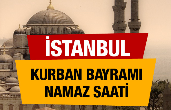 İstanbul saat 07.00'de bayram namazı kılacak Diyanetin namaz saatleri