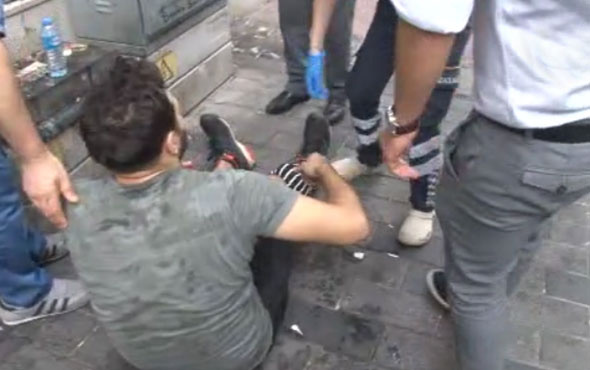 Taksim’de ortalık karıştı! Silahlar ateşlendi