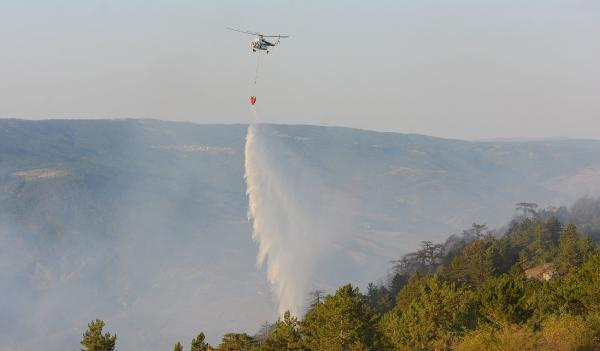 Kastamonu'daki yangın 18 saatte söndürüldü! 20 hektar yandı...