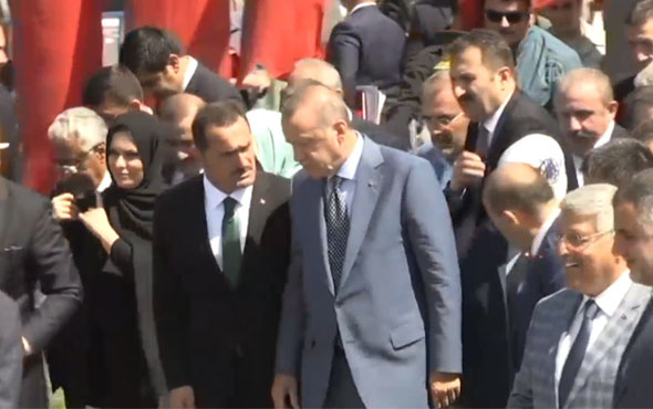 Cumhurbaşkanı Erdoğan'ı Muş'ta bakanlar karşıladı