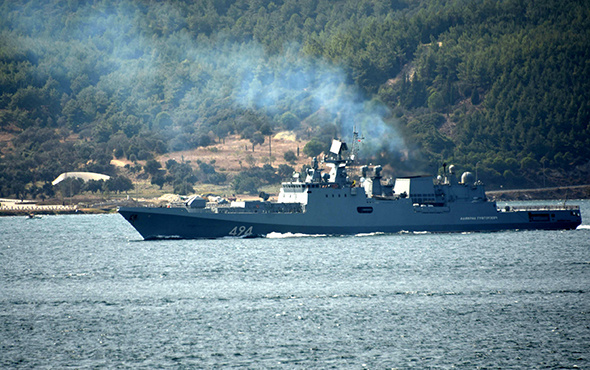 Rus donanması Akdeniz'e filo indirdi!