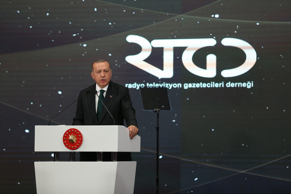 Recep Tayyip Erdoğan  ödül törenine katıldı