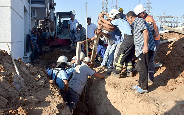 Doğalgaz hattı kazısında toprak kayması: 2 işçi ağır yaralı!