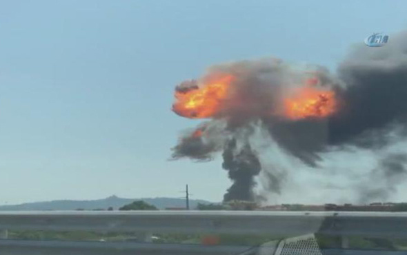 İtalya'da havalimanı yakınlarında şiddetli patlama!