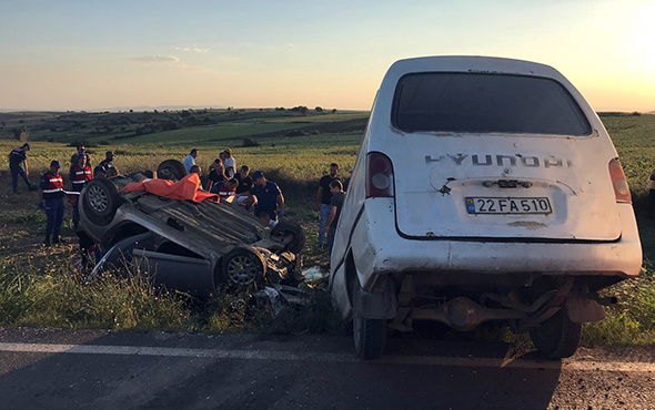 Edirne'de korkunç kaza: Çok sayıda ölü ve yaralı var!