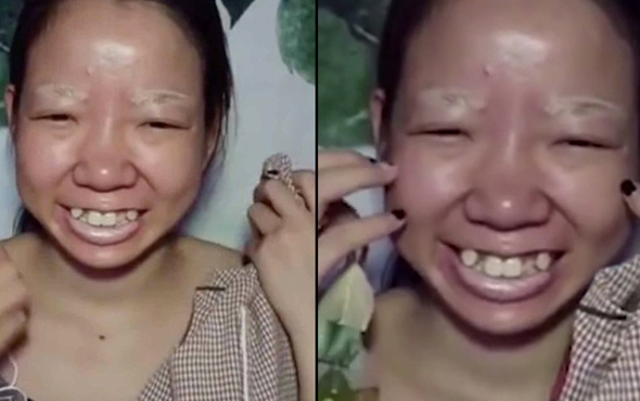 Genç kadının makyajla değişim videosu şoke etti