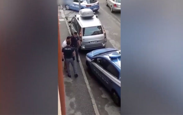 Uyanık hırsız polislerin elinden böyle kaçtı!