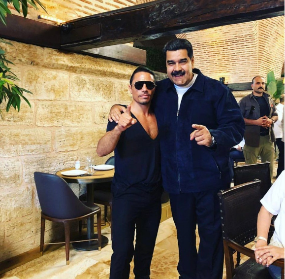 Maduro Nusret'te yemek yedi Venezuela ayağa kalktı!