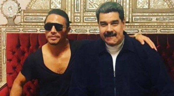 Maduro Nusret'te yemek yedi Venezuela ayağa kalktı!