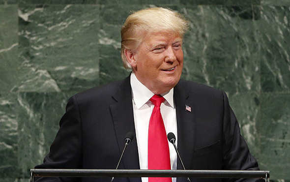 Trump'ın konuşması BM temsilcilerini güldürdü!
