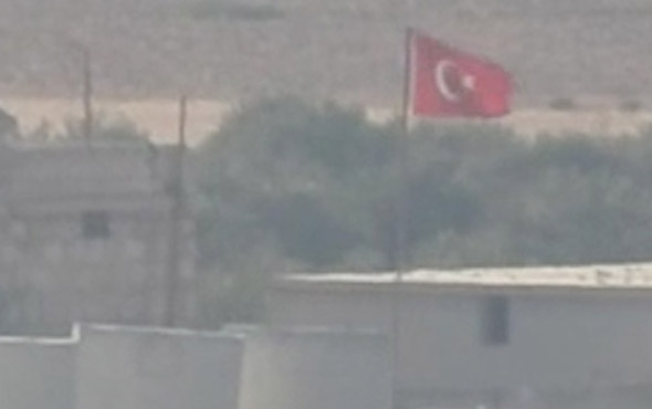 Halep’in batısındaki Türk üssü ilk kez görüntülendi