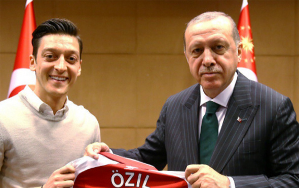 Başkan Erdoğan'dan Mesut Özil'e destek