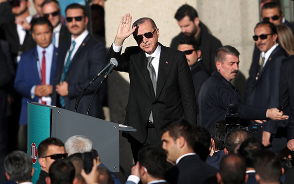 Cumhurbaşkanı Erdoğan Köln'deki cami açılışında konuştu