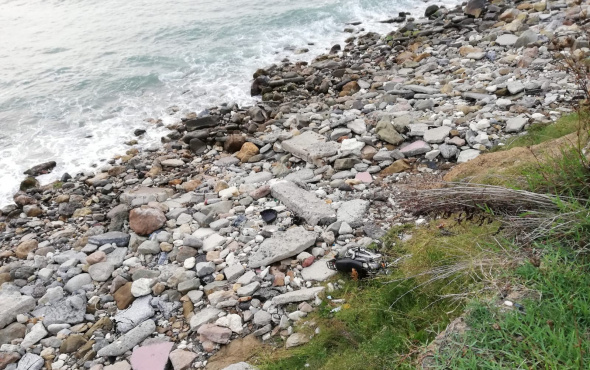 Zonguldak'ta motosiklet denize uçtu: 1 yaralı!