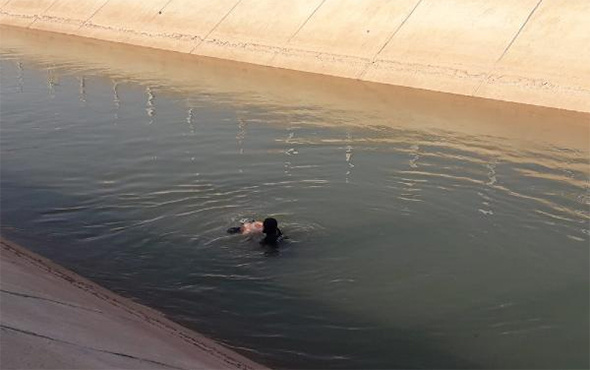 Sulama kanalına giren Suriyeli Muhammed boğuldu!