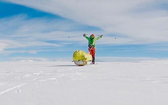 İmkansız ilk! Hiçbir yardım almadan 53 günde Antarktika'yı geçti