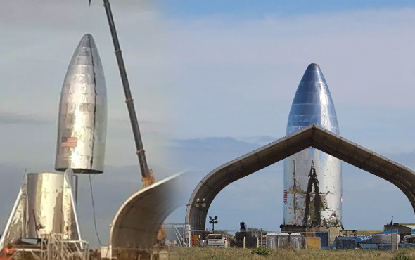 Mars'a gidecek SpaceX Starship ilk kez görüntülendi