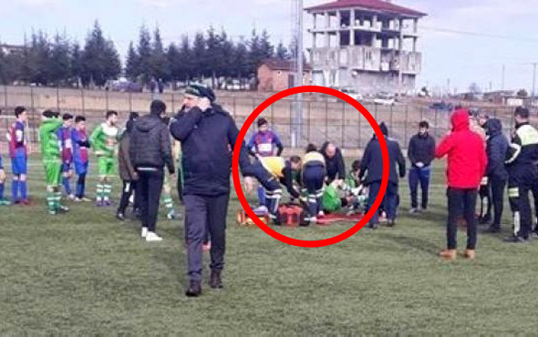 Dili boğazına kaçan futbolcu ölümden döndü