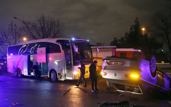 Ankara'daki zincirleme kaza Rus voleybolcular şokta