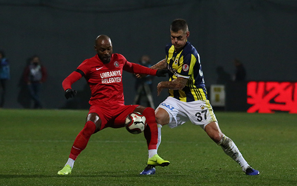 Ümraniyespor Fenerbahçe Türkiye Kupası maçı golleri ve geniş özeti