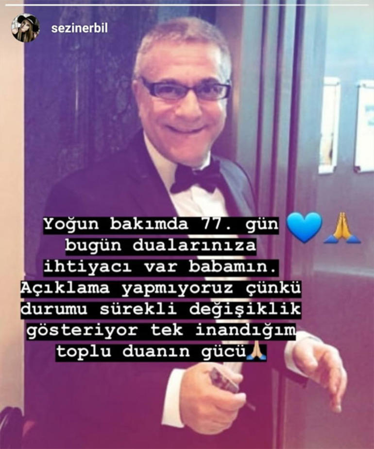 Mehmet Ali Erbil'in durumuyla ilgili iyi haber yok kızı dua istedi