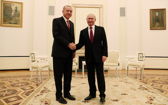 Erdoğan ile Putin arasında kritik görüşme