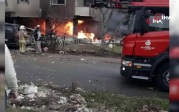 Büyükçekmece'de apartmanda patlama: 2 yaralı