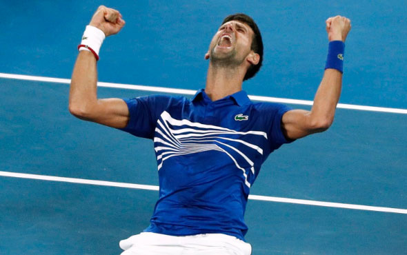 Djokovic Nadal'ı devirdi Avustralya Açık'ta şampiyonluğa ulaştı