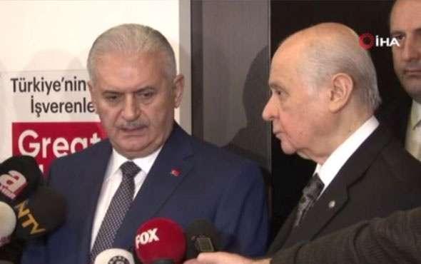 Bahçeli ve Yıldırım'dan görüşme sonrası ilk açıklama!