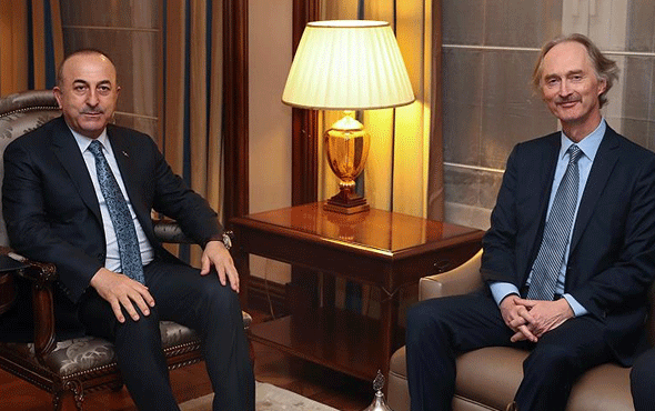 Çavuşoğlu BM Suriye Özel Temsilcisi ile görüştü
