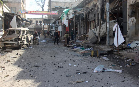Esed rejimi İdlib'de katliam yaptı: Çok sayıda ölü ve yaralı var!