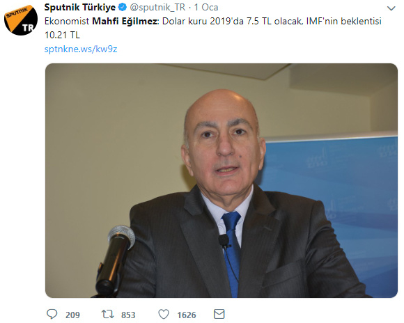 2019 dolar kuru hedefi 7.5 TL mi? Mahfi Eğilmez cevap verdi